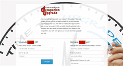 Desktop Screenshot of occupationupgrade.com